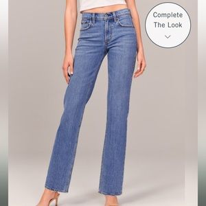 Abercrombie & Fitch Mid Rise 90s Straight Jeans Size 27